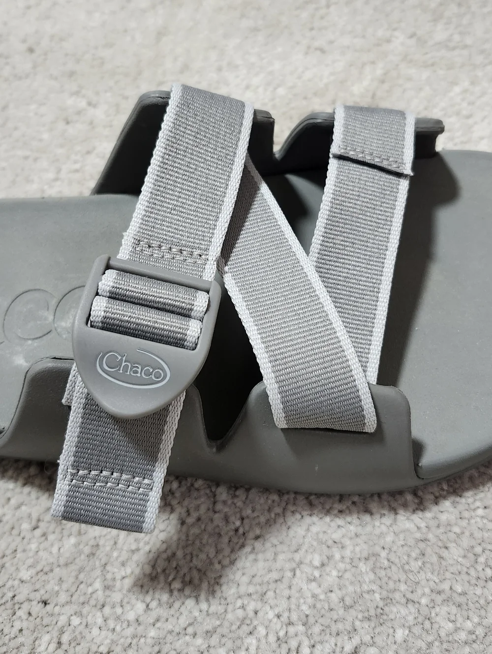 Chaco‎ Men's Chillos Summer Slide Sandal Shoe Grey Size 10